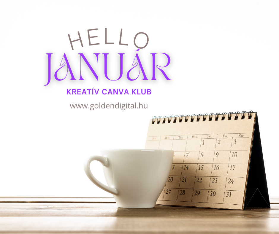 Kreatív Canva Klub Basic Január